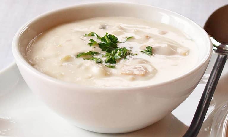 طرز تهیه سوپ شیر بدون قارچ و خامه
